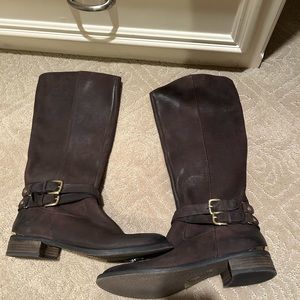 NEW Steve Madden dark brown leather boots